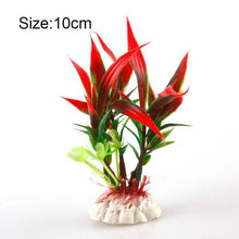 Load image into Gallery viewer, Artificial Aquarium Plant Decoration Fish Tank Submersible Flower Grass  Plant 10-30cm - foxberryparkproducts
