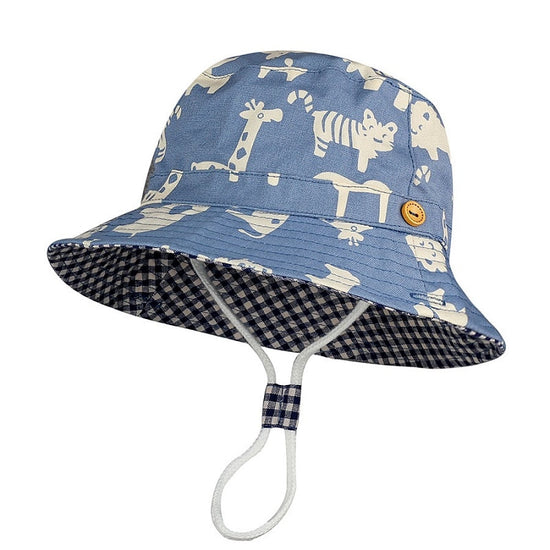 Children Hat Summer Printing Cap For Boys And Girls Kids Sun Caps Cartoon Baby Hats 6 months to 8 years - foxberryparkproducts
