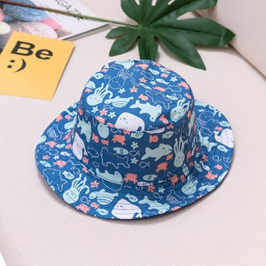Children Hat Summer Printing Cap For Boys And Girls Kids Sun Caps Cartoon Baby Hats 6 months to 8 years - foxberryparkproducts