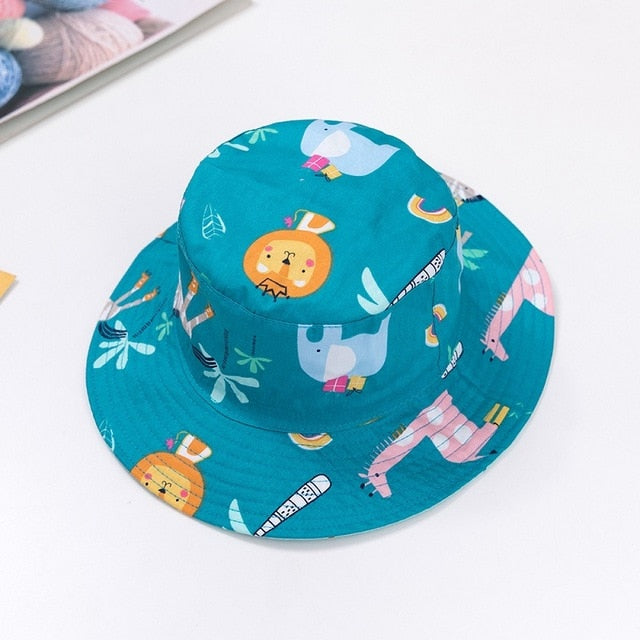 Children Hat Summer Printing Cap For Boys And Girls - foxberryparkproducts