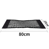 Car Back Rear Mesh Trunk Seat Elastic String Net Magic Sticker Universal Storage Bag Pocket Cage Auto Organizer Seat Back Bag - foxberryparkproducts