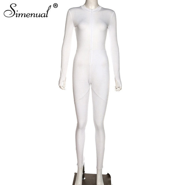 Simenual Casual Fitness Sporty Rompers Womens Jumpsuits - foxberryparkproducts
