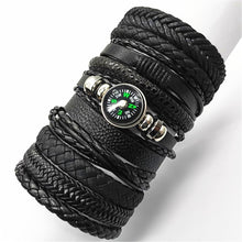 Load image into Gallery viewer, Bracelets 10pcs/set Black Wrap Woven Handmade  Men or Women  ID  A112 - 1105 - foxberryparkproducts
