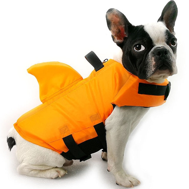 Dog Life Vest Summer Shark Pet Life Jacket - foxberryparkproducts