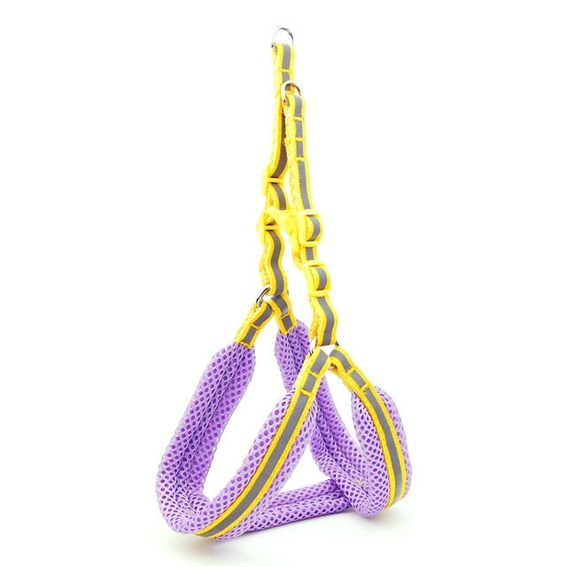 Dog Cat Harness Vest Reflective Breathable Mesh - foxberryparkproducts