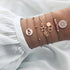 31 Styles Boho Mixed Leaves Letter Map Geometric Crystal Infinity  Pentagram Shell Multi-layer Chain Bracelet Women Wholesale - foxberryparkproducts