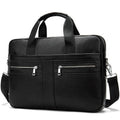 WESTAL Bag men's Genuine Leather laptop Briefcase - foxberryparkproducts