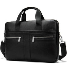 Load image into Gallery viewer, WESTAL Bag men&#39;s Genuine Leather laptop Briefcase - foxberryparkproducts
