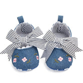 Baby Girl Shoes White Lace Floral Embroidered Soft Shoes - foxberryparkproducts