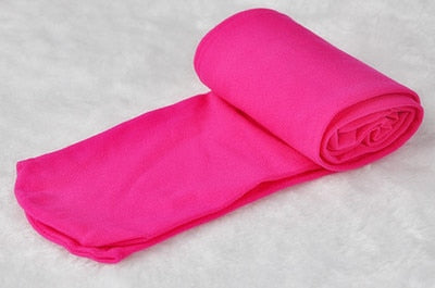 Spring/autumn candy color children tights for baby girls kids cute velvet White pantyhose stockings for Ballet dance girl tights - foxberryparkproducts