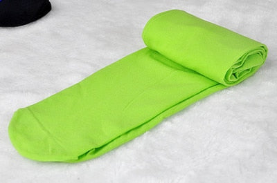 Spring/autumn candy color children tights for baby girls kids cute velvet White pantyhose stockings for Ballet dance girl tights - foxberryparkproducts