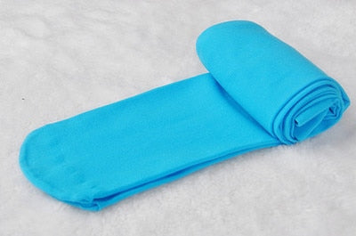 Spring/autumn candy color children tights for baby girls kids cute velvet White pantyhose stockings for Ballet dance girl tights - foxberryparkproducts