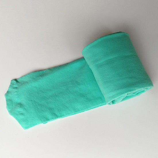 Spring/autumn candy color children tights for baby girls kids cute velvet White pantyhose stockings for Ballet dance girl tights - foxberryparkproducts