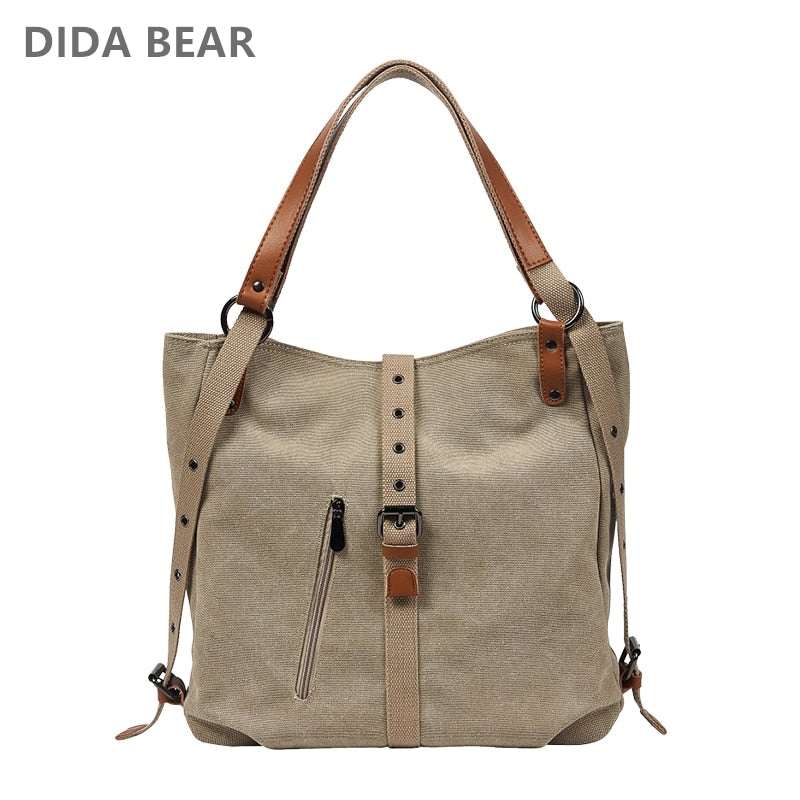 DIDABEAR Brand Canvas Tote Bag - foxberryparkproducts