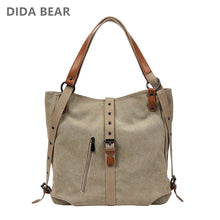 Load image into Gallery viewer, DIDABEAR Brand Canvas Tote Bag - foxberryparkproducts
