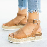 Wedges Shoes For Women High Heels Sandals Summer Shoes 2019 Flip Flop Chaussures Femme Platform Sandals Plus Size 35-43 - foxberryparkproducts