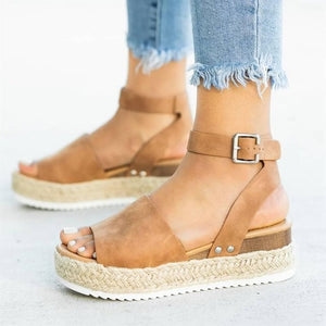 Wedges Shoes For Women High Heels Sandals Summer Shoes 2019 Flip Flop Chaussures Femme Platform Sandals Plus Size 35-43 - foxberryparkproducts
