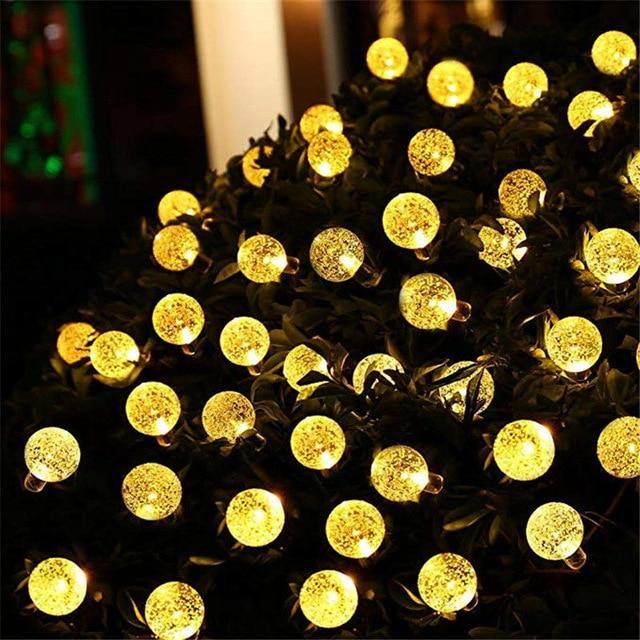 10M 50Led Solar Powered Bulbs Led String Lights - foxberryparkproducts