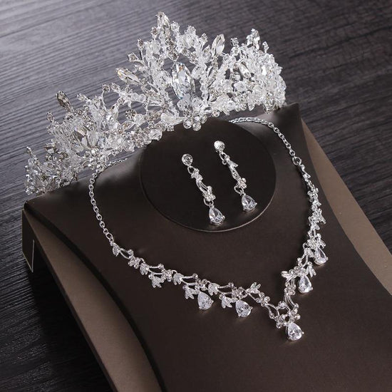 Bridal Jewelry Sets Elegant Zircon Luxury Heart Crystal          ID A112 1124 - foxberryparkproducts