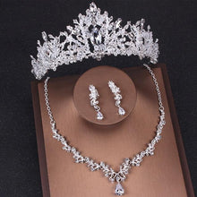 Load image into Gallery viewer, Bridal Jewelry Sets Elegant Zircon Luxury Heart Crystal          ID A112 1124 - foxberryparkproducts
