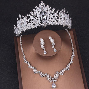 Bridal Jewelry Sets Elegant Zircon Luxury Heart Crystal          ID A112 1124 - foxberryparkproducts