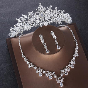 Bridal Jewelry Sets Elegant Zircon Luxury Heart Crystal          ID A112 1124 - foxberryparkproducts