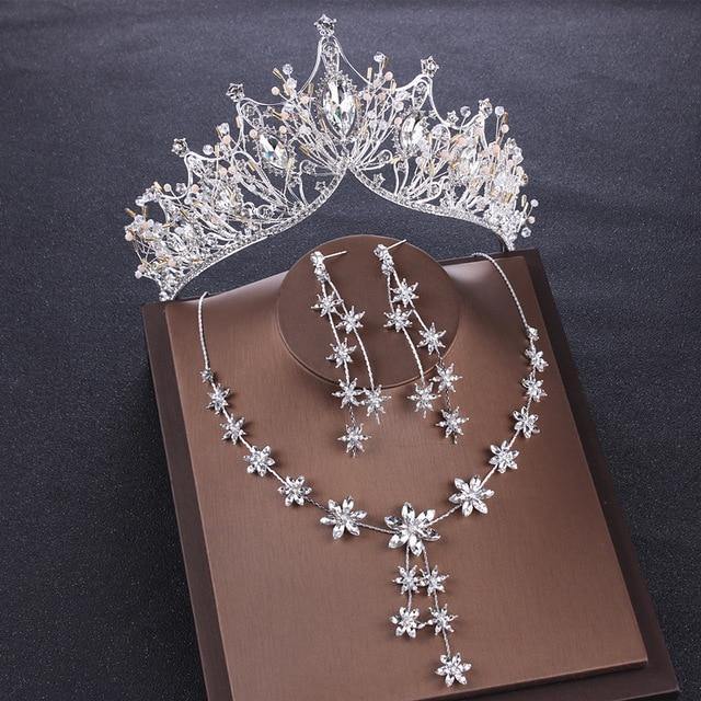 Bridal Jewelry Sets Elegant Zircon Luxury Heart Crystal          ID A112 1124 - foxberryparkproducts