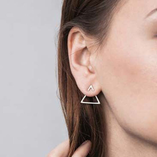 Earrings New Simple Stud High Fashion Trendy Three Ways to Wear  ID A115-1106 - foxberryparkproducts
