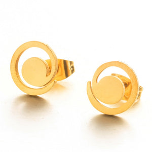 Earrings New Simple Stud High Fashion Trendy Three Ways to Wear  ID A115-1106 - foxberryparkproducts