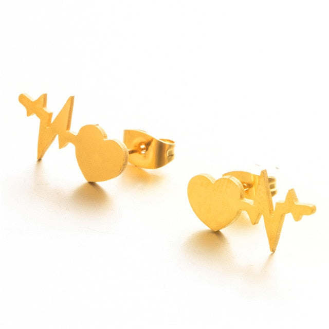 Earrings New Simple Stud High Fashion Trendy Three Ways to Wear  ID A115-1106 - foxberryparkproducts