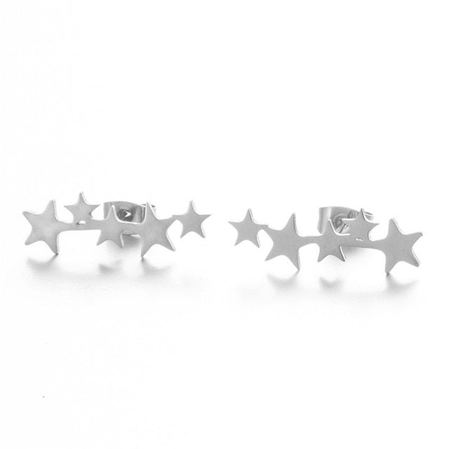 Earrings New Simple Stud High Fashion Trendy Three Ways to Wear  ID A115-1106 - foxberryparkproducts