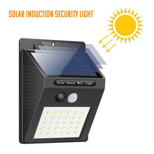 Load image into Gallery viewer, SUNYIMA 30 LED Outdoor Solar Wall Lamp  Motion Sensor - foxberryparkproducts

