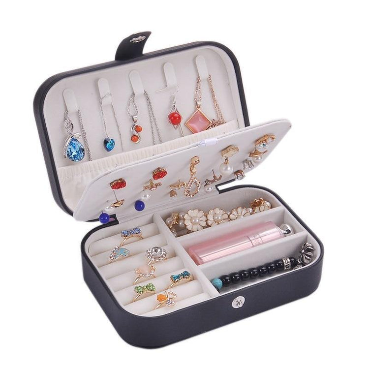 Korean Style Jewelry Box Protable Leather - foxberryparkproducts