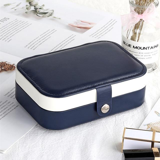 Korean Style Jewelry Box Protable Leather - foxberryparkproducts
