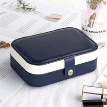 Load image into Gallery viewer, Korean Style Jewelry Box Protable Leather - foxberryparkproducts

