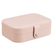 Load image into Gallery viewer, Korean Style Jewelry Box Protable Leather - foxberryparkproducts
