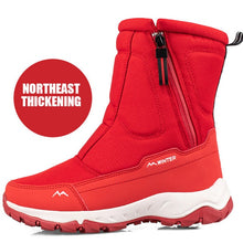 Load image into Gallery viewer, Winter New Thick Couple Snow Boots Plus Velvet Warm Side Zipper - foxberryparkproducts
