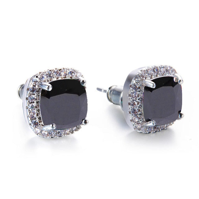 Luxury Female Yellow Pink Stone Earrings - foxberryparkproducts