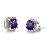 Luxury Female Yellow Pink Stone Earrings - foxberryparkproducts