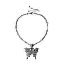Load image into Gallery viewer, Necklace Beautiful Sparking Crystal Pave Butterfly Pendant   ID A114 - 1148 - foxberryparkproducts
