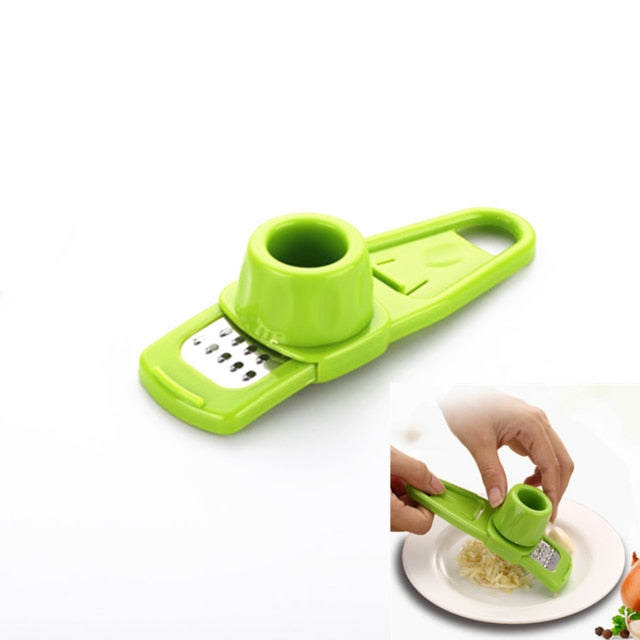 1Pcs Stainless Garlic Press Household Manual Squeezer Ginger Garlic Tools - foxberryparkproducts