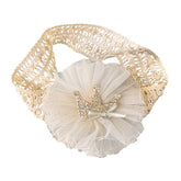 Balleen shiny Infant Child Hair Band Three-dimensional Alloy Rhinestone Crown Headdress - foxberryparkproducts