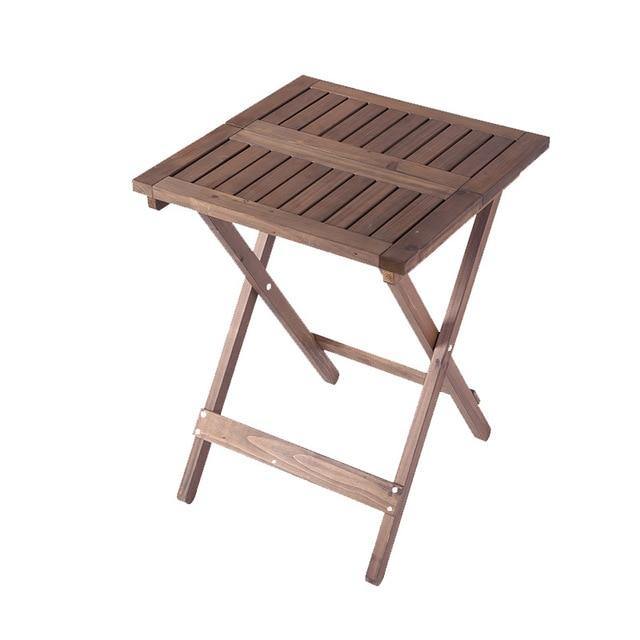 Garden solid wood table and chair Folding Chair - foxberryparkproducts