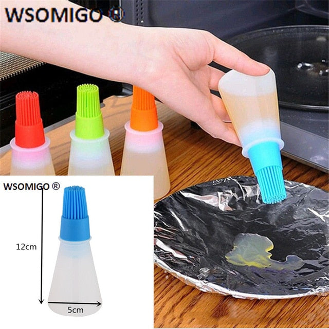 1pcs Kitchen Accessories Stainless Steel Fried Food Fishing Oil Scoop  or Barbecue Brush for Kitchen - foxberryparkproducts