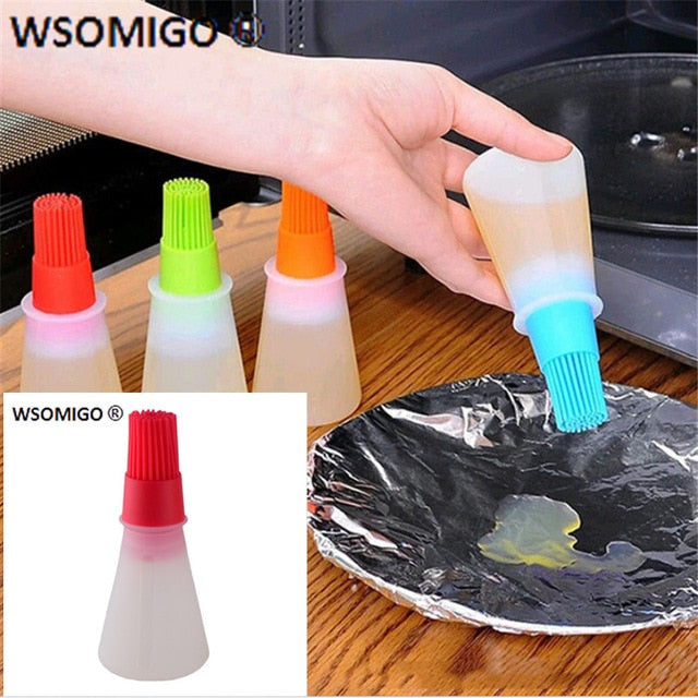 1pcs Kitchen Accessories Stainless Steel Fried Food Fishing Oil Scoop  or Barbecue Brush for Kitchen - foxberryparkproducts