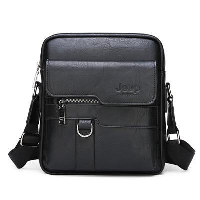 JEEP BULUO Man Leather Bag Shoulder Crossbody Bags For Men - foxberryparkproducts