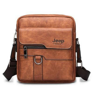 JEEP BULUO Man Leather Bag Shoulder Crossbody Bags For Men - foxberryparkproducts