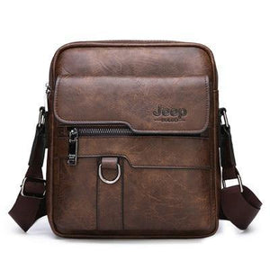 JEEP BULUO Man Leather Bag Shoulder Crossbody Bags For Men - foxberryparkproducts