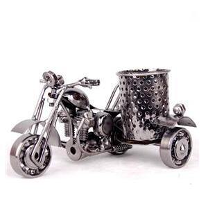 Pencil holder Iron motorcycle model metal crafts - foxberryparkproducts
