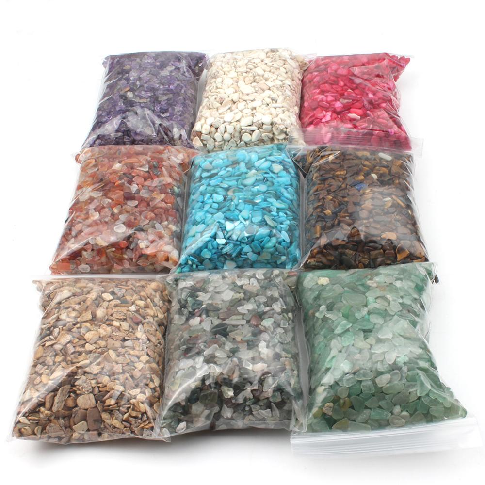 Fish Tank Aquarium 50g/Bag Mixed Quartz Crystal Stone Rock Gravel Tumble Stones Minerals - foxberryparkproducts